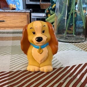 Vintage lady and the tramp little people